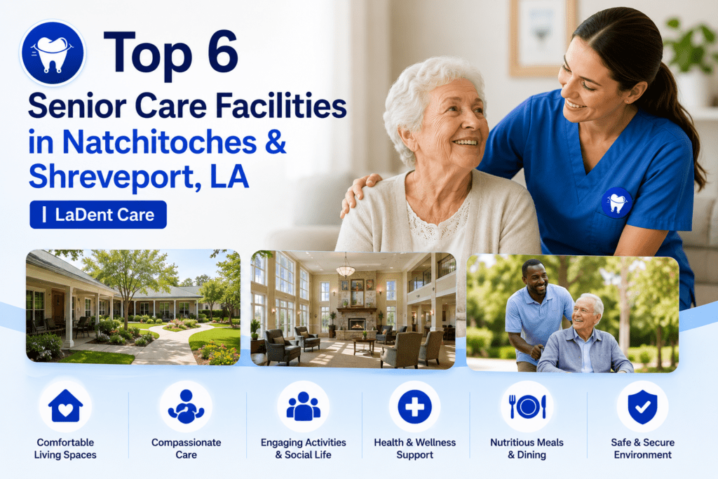 Top 6 Senior Care Facilities in Natchitoches & Shreveport, LA | LaDent Care