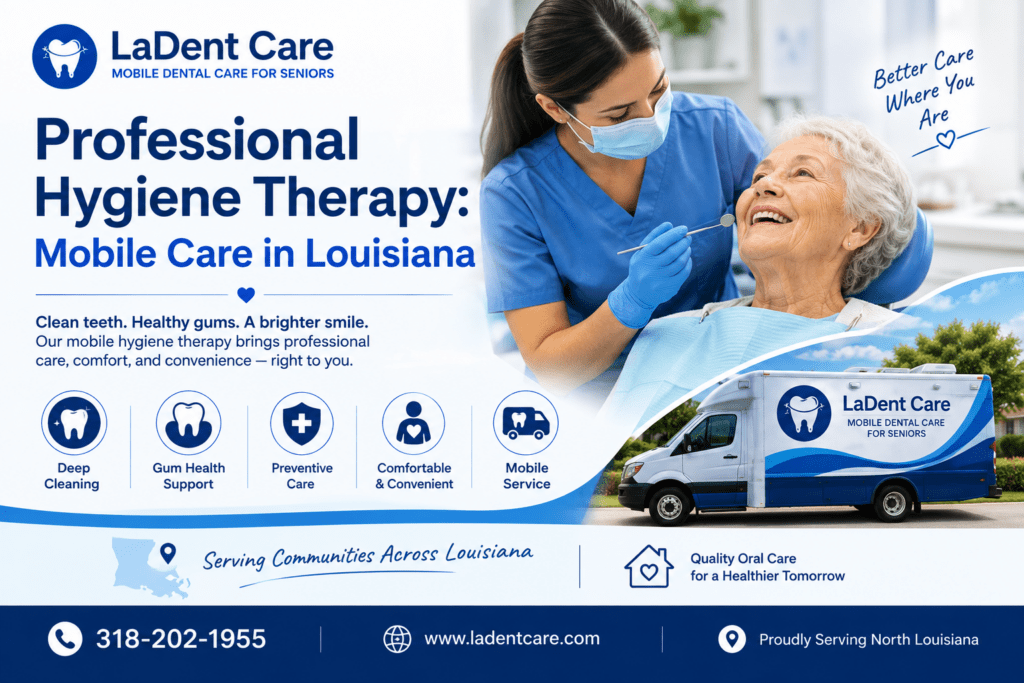 Mobile Hygiene Therapy in Louisiana | LaDent Care